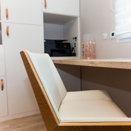 Agencement sur mesure d'un bureau et création d'une ambiance à Champagne-sur-Oise (95)