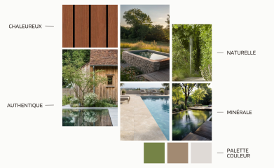 Am&eacute;nagement d'un espace ext&eacute;rieur avec piscine dans le Val d'Oise image 