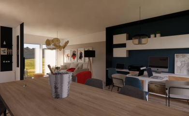Réagencement complet du rez de chaussée d’une maison à franconville image 
