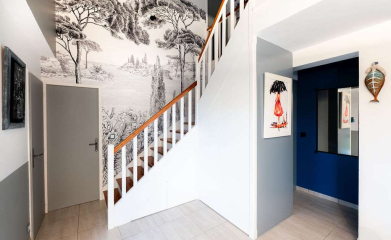 Rénovation et agencement sur mesure d'une entrée à Auvers-sur-oise (95) image 