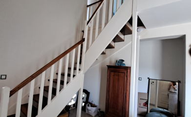 Rénovation et agencement sur mesure d'une entrée à Auvers-sur-oise (95) image 