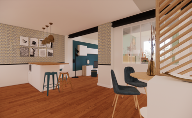 Transformation d'un espace avec création d'un coin nuit à deuil-la-barre image 