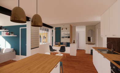 Transformation d'un espace avec création d'un coin nuit à deuil-la-barre image 