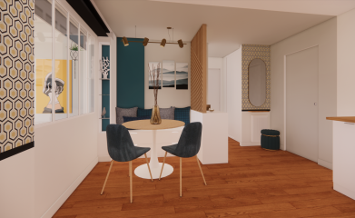 Transformation d'un espace avec création d'un coin nuit à deuil-la-barre image 