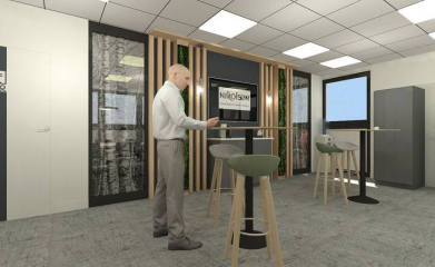 Agencement de bureaux à Cergy Pontoise image 