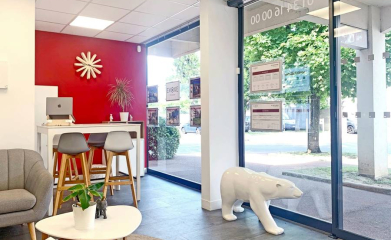 Décoration de l'agence immobilière Evoxe installée à Eaubonne (95) image 