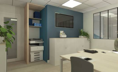 Etude d'agencement et décoration d'espaces professionnels à Jouy le Moutier (95) image 